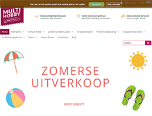Tablet Screenshot of multihobby.nl